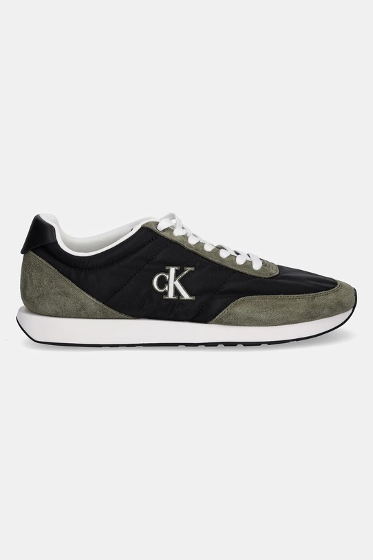 Calvin Klein sneakersy RETRO RUNNER ESS MIX MAT YM0YM01361 zielony AW25