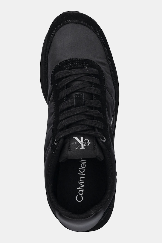 Tenisky Calvin Klein RETRO RUNNER ESS MIX MAT čierna YM0YM01361