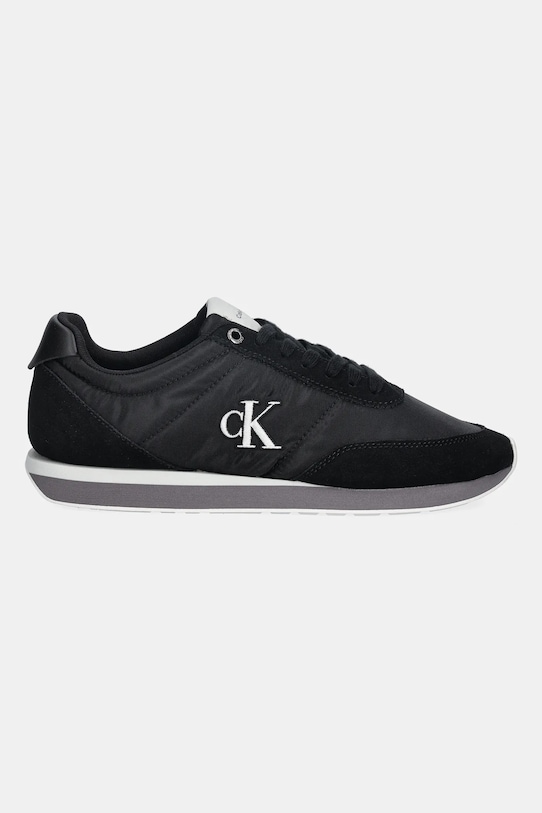 Calvin Klein sneakersy RETRO RUNNER ESS MIX MAT YM0YM01361 czarny AW25
