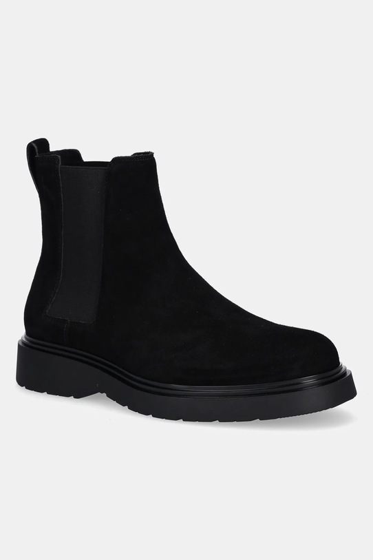 Шкіряні черевики Calvin Klein COMBAT ESS CHELSEA BOOT SU без утеплення чорний YM0YM01372