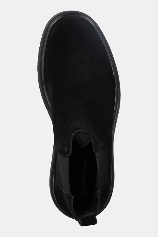 Шкіряні черевики Calvin Klein COMBAT ESS CHELSEA BOOT SU чорний YM0YM01372