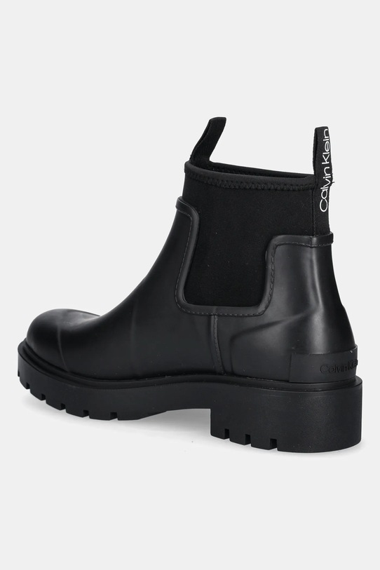 Boty Boty s gumou Calvin Klein COMBAT RAIN BOOT YM0YM01376 černá
