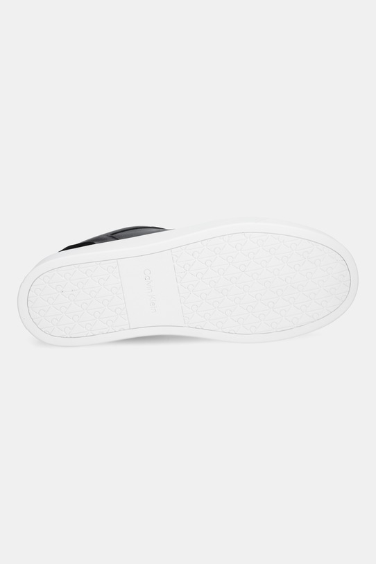 Calvin Klein sneakersy skórzane CLASSIC CUPSOLE LACEUP WT MIX YM0YM01429 czarny
