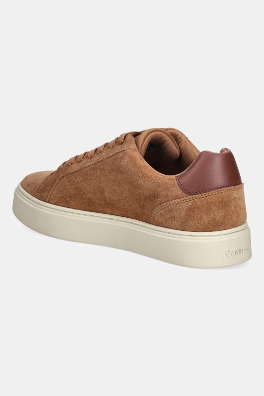 Обувь Замшевые кроссовки Calvin Klein CLASSIC CUPSOLE LACEUP SU YM0YM01434 коричневый