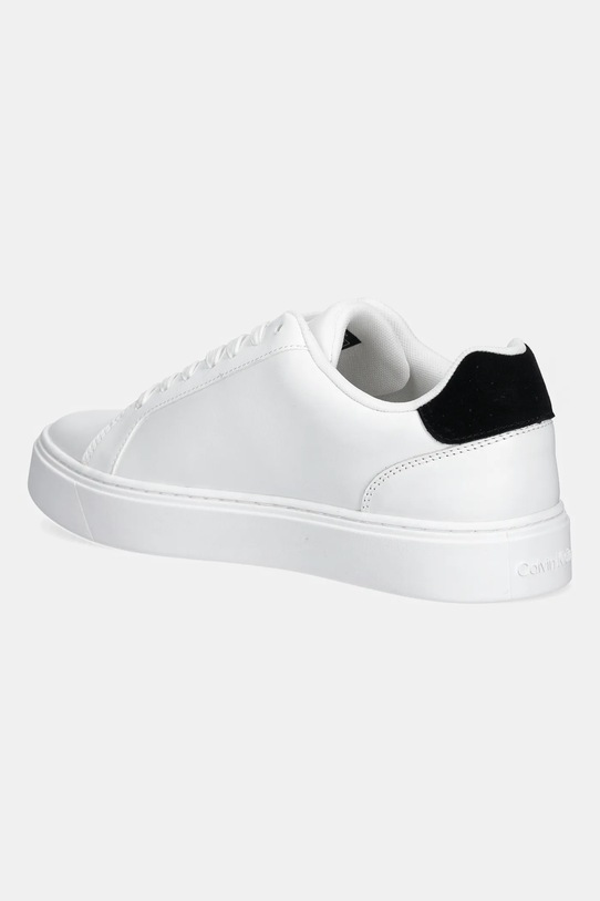 Παπούτσια Δερμάτινα αθλητικά παπούτσια Calvin Klein CLASSIC CUPSOLE LACEUP LTH YM0YM01435 λευκό