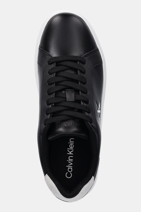 Kožne tenisice Calvin Klein CLASSIC CUPSOLE LACEUP LTH crna YM0YM01435