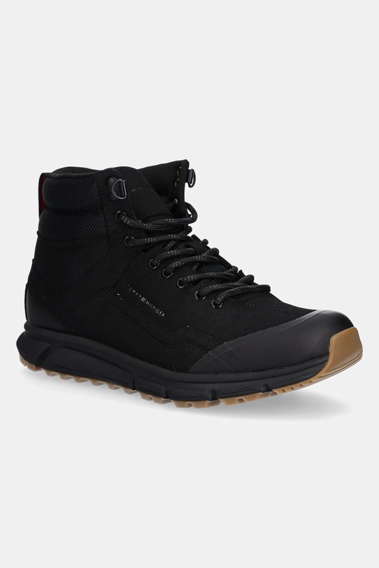 Ботинки Tommy Hilfiger OUTDOOR RUNNER HI WPM без утепления чёрный FM0FM05575