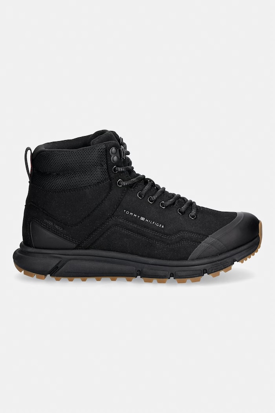 Boty Tommy Hilfiger OUTDOOR RUNNER HI WPM FM0FM05575 černá AW25
