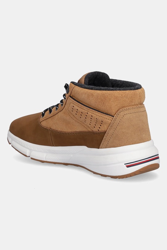 Obuwie Tommy Hilfiger buty W NBK SDE HYBRID BOOT FM0FM05609 brązowy