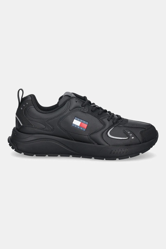 Кроссовки Tommy Jeans TJM RUNNER LEATHER EM0EM01621 чёрный AW25