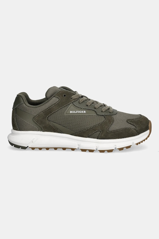 Tenisice Tommy Hilfiger OUTDOOR RUNNER MIX FM0FM05574 zelena AW25
