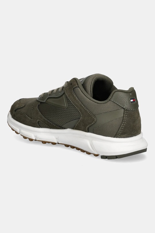 Obuwie Tommy Hilfiger sneakersy OUTDOOR RUNNER MIX FM0FM05574 zielony