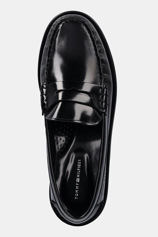 Tommy Hilfiger mokasyny skórzane CLASSIC HIGH HILFIGER ABRA LOAF czarny FM0FM05624
