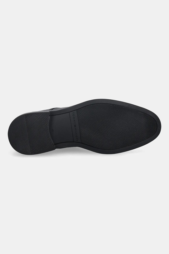 Tommy Hilfiger buty skórzane CORPORATE HILFIGER LTH BOOT FM0FM05697 czarny