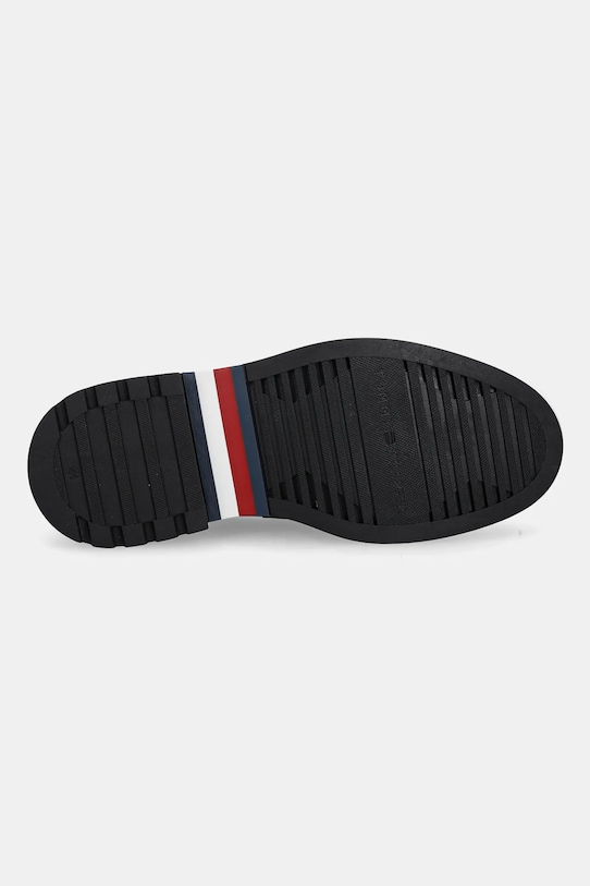 Tommy Hilfiger mokasyny skórzane HILFIGER COMFORT LWT LTH LOAFER FM0FM05698 czarny