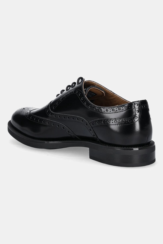 Obuwie Tommy Hilfiger półbuty skórzane HILFIGER VOGUE LTH A BROGUE SHOE FM0FM05766 czarny