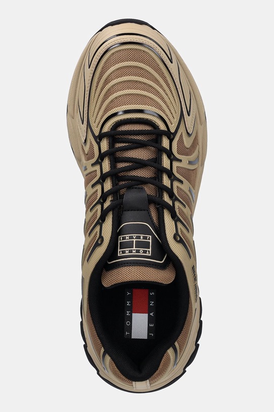 Tommy Jeans sneakersy TJM OUTDOOR RUNNER TECH. beżowy EM0EM01640