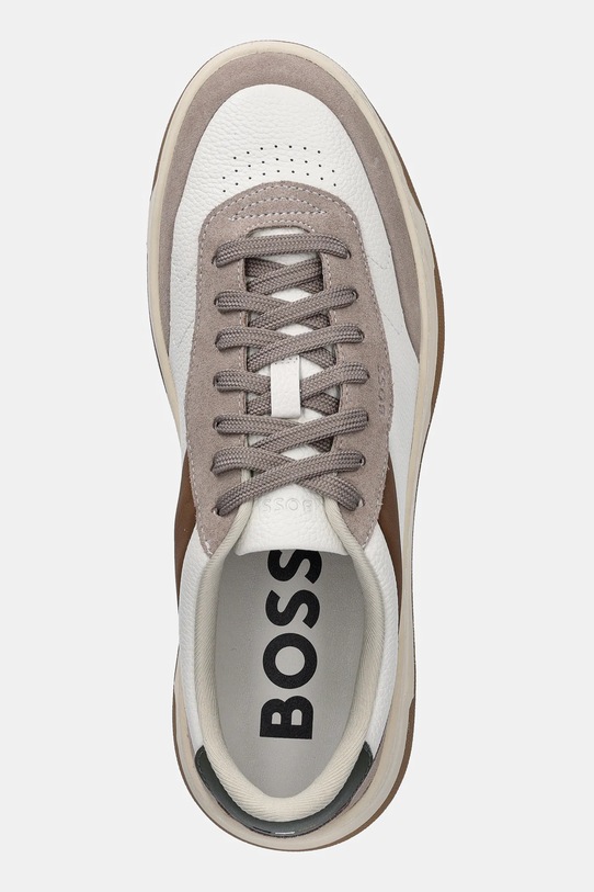 Шкіряні кросівки BOSS Baltimore бежевий 50548705.263