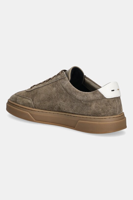 Încălțăminte BOSS sneakers din piele întoarsă Kieran 50548715.342 verde