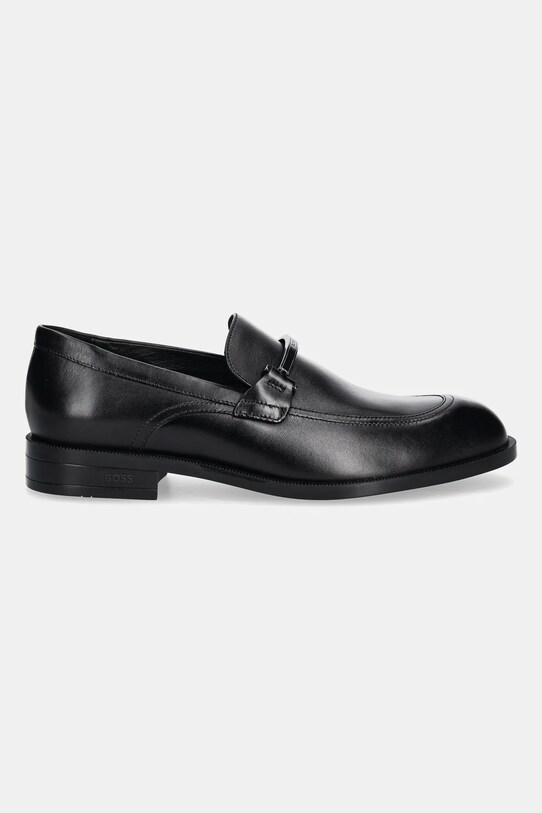 BOSS mokasyny skórzane Tayil 50548210.001 czarny AW25