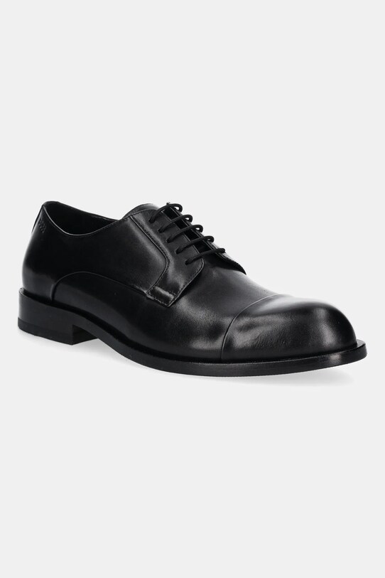 Kožené poltopánky BOSS Tayil-L elegantné čierna 50548293.001