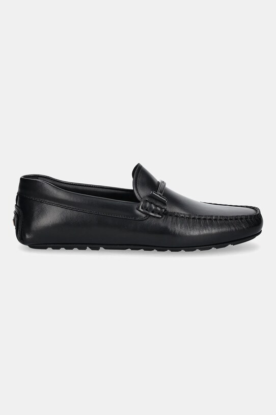 BOSS mokasyny skórzane Noel 50548100.001 czarny AW25