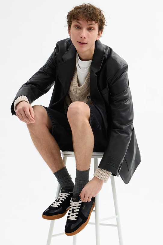 Шкіряні кросівки Coach Ellis Sneaker CAQ34.BLK