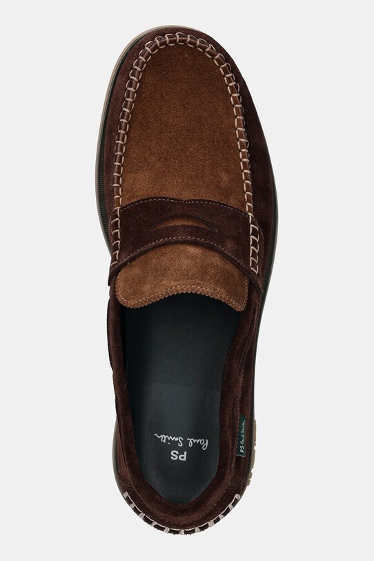 Велурени мокасини PS Paul Smith Tristain кафяв M2S.TSN03.TSUE