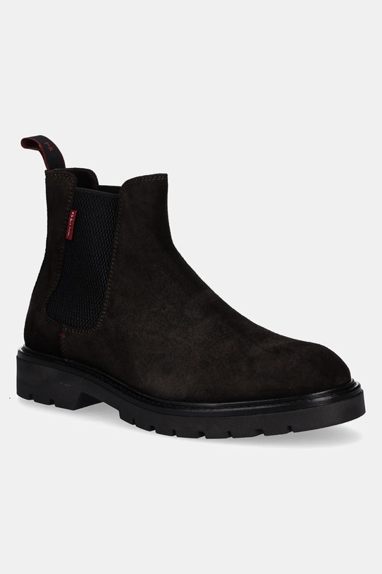 Σουέτ μπότες τσέλσι PS Paul Smith Xenon δέρμα σαμουά καφέ M2S.XEN07.TSUE