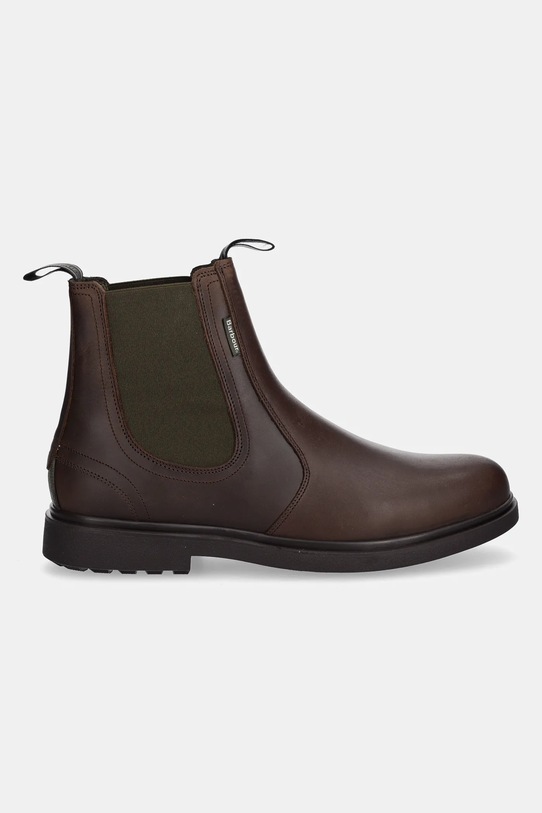 Barbour sztyblety skórzane Hale MFO0815BR99 brązowy AW25