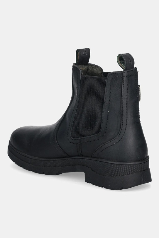 Παπούτσια Δερμάτινες μπότες τσέλσι Barbour Turnbull MFO0817BK11 μαύρο
