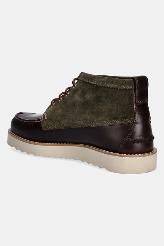 Obuwie Barbour buty wysokie skórzane Hadston MFO0822OL32 brązowy