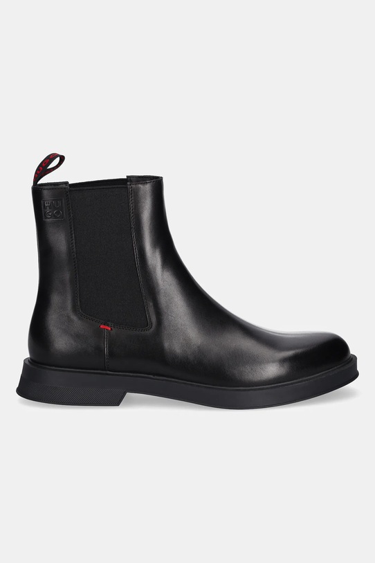 HUGO ghete chelsea de piele Lenner 50548489.001 negru AW25