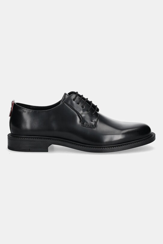 HUGO półbuty skórzane Lysander 50548654.001 czarny AW25