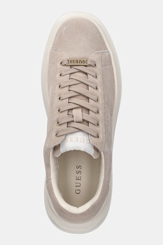 Guess sneakersy zamszowe ELBA beżowy FMTLBA.SUE12.BEIGE
