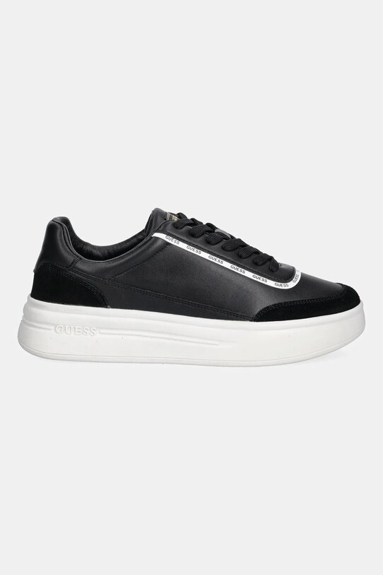 Guess sneakers din piele WINNO 3 FMTWI3.ELE12.BLACK negru AW25