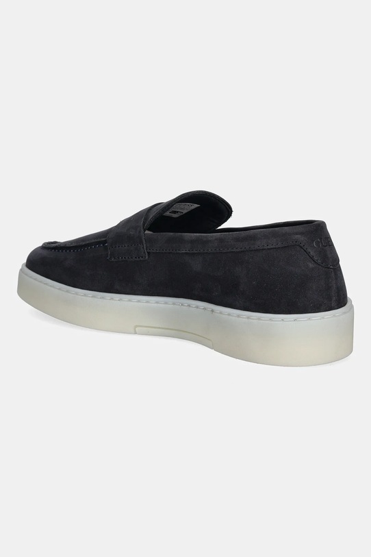 Obutev Mokasini iz nubuka Guess RICKY MOC FMTRIC.LEA14.BLUE mornarsko modra