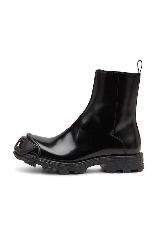 Diesel cizme de piele D-Hammer Bt Zip D negru Y03254.P5268.H0015