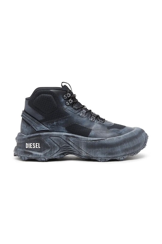 Diesel buty wysokie D-Cage Hiking tekstylny szary Y03650.P8140.T8013