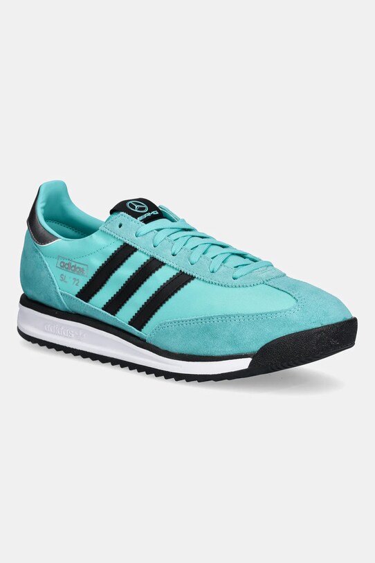 Маратонки adidas Originals SL 72 RS MER велур тюркоазен JQ1783