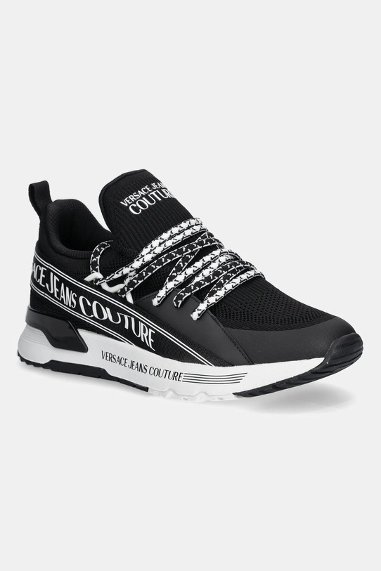 Versace Jeans Couture sneakersy imitacja skóry licowej czarny 79YA3SA3.ZSD03.899