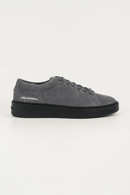 Karl Lagerfeld sneakersy zamszowe FLINT II niska szary KL53323A.577