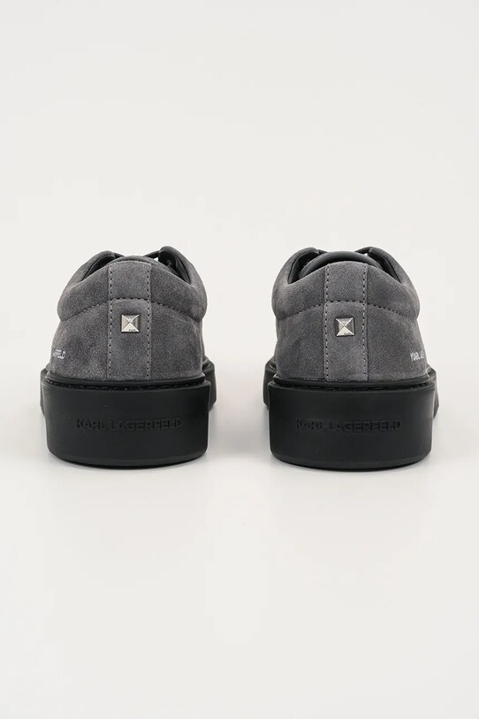 Obuwie Karl Lagerfeld sneakersy zamszowe FLINT II KL53323A.577 szary