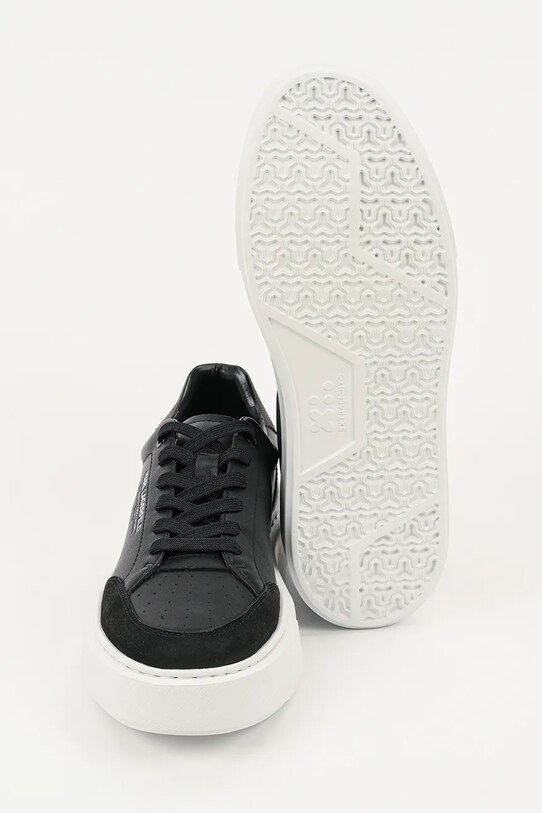 Karl Lagerfeld sneakersy skórzane MAXI KUP RSG KL52241.300 czarny