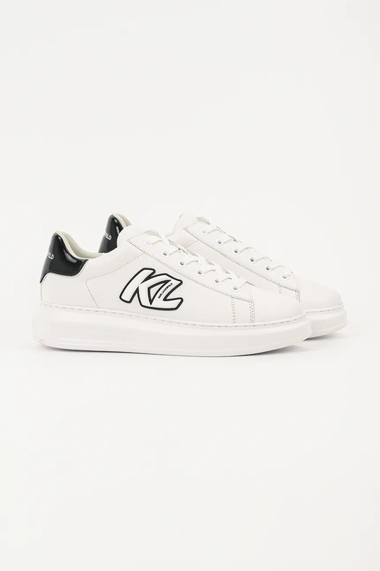 Karl Lagerfeld sneakersy skórzane KAPRI MENS KL52535A.011 biały AW25