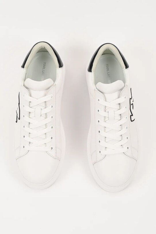 Karl Lagerfeld sneakersy skórzane KAPRI MENS biały KL52535A.011