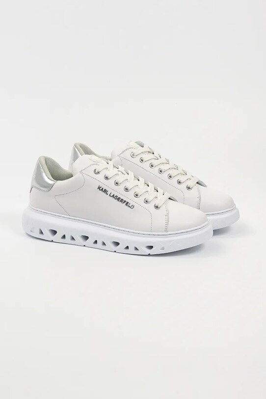 Karl Lagerfeld bőr sportcipő KAPRI KITE KL54519A.01S fehér AW25