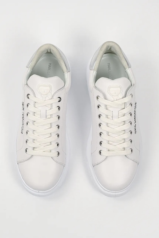 Karl Lagerfeld bőr sportcipő KAPRI KITE fehér KL54519A.01S