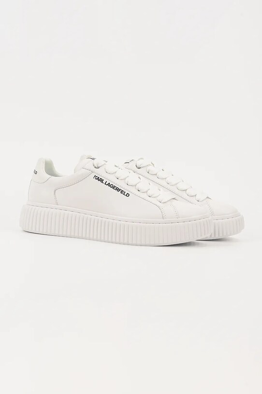 Karl Lagerfeld sneakersy skórzane KAPRIKA KL24220.01W biały AW25