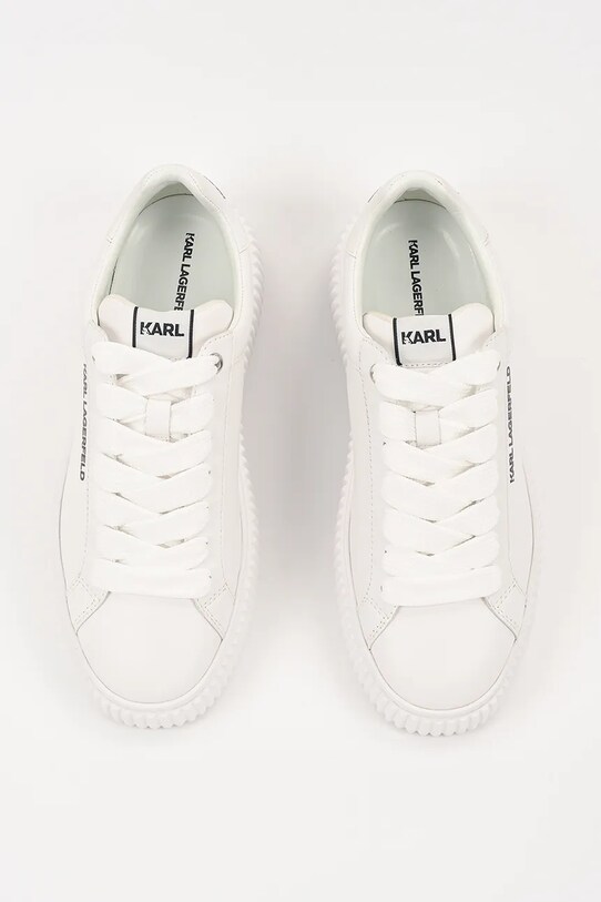 Karl Lagerfeld sneakersy skórzane KAPRIKA biały KL24220.01W
